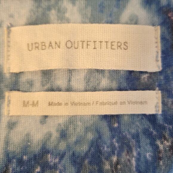 Urban Outfitters Y2K Dawn Tie-Dye Velvet Mini Slip Dress Babydoll 90s Size M‎ - Picture 4 of 10